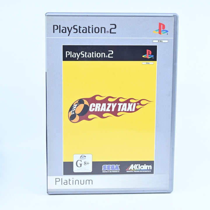 Crazy Taxi - Sony Playstation 2 / PS2 Game + Manual - PAL - MINT DISC!