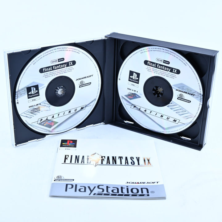 Final Fantasy IX - Sony Playstation 1 / PS1 Game + Manual - PAL - MINT DISC!