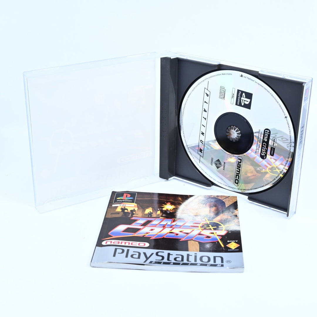 Time Crisis - Sony Playstation 1 / PS1 Game + Manual - PAL - MINT DISC!