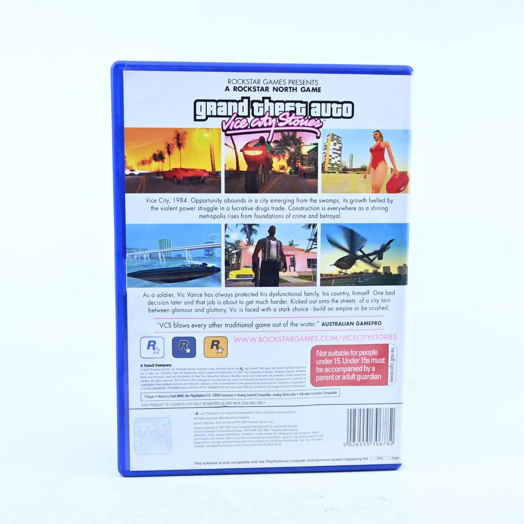 Grand Theft Auto: Vice City Stories - PS2 Game - No Manual or Map