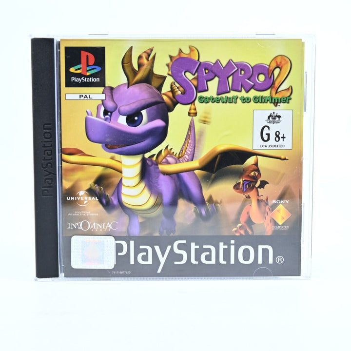 Spyro 2: Gateway to Glimmer - Sony Playstation 1 / PS1 Game + Manual - PAL