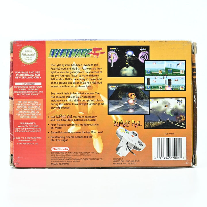 Lylat Wars - N64 / Nintendo 64 Boxed Game - PAL - FREE POST!