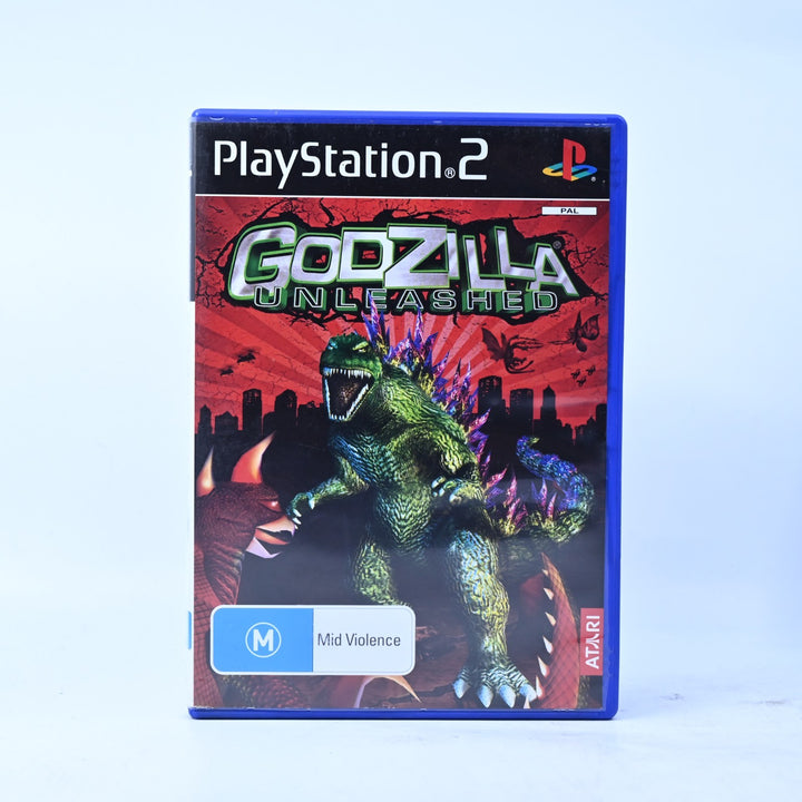 Godzilla Unleashed - Sony Playstation 2 / PS2 Game + Manual - PAL - MINT DISC!