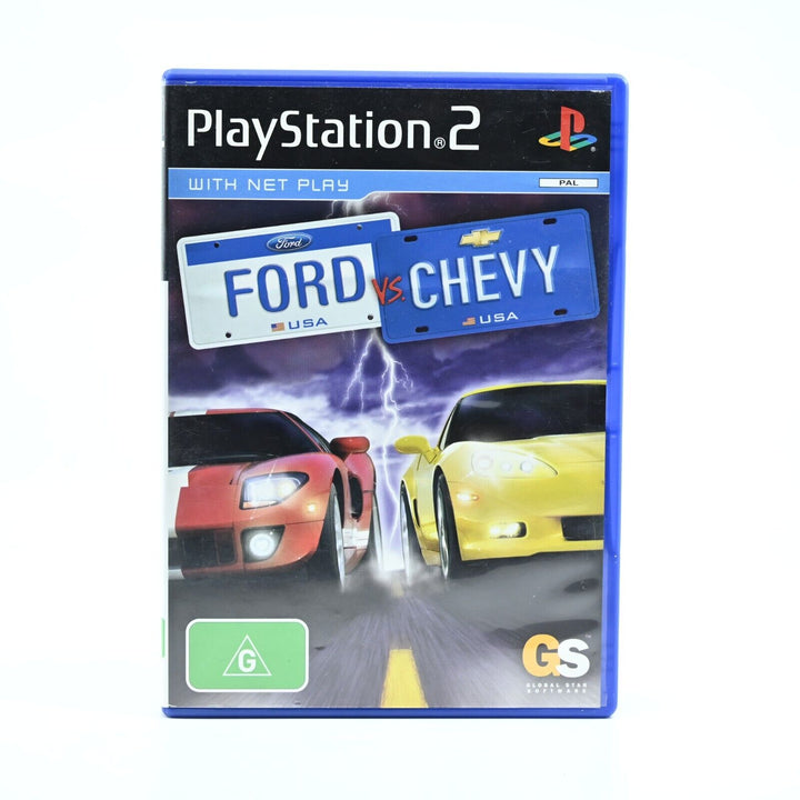 Ford vs Chevy - Sony Playstation 2 / PS2 Game + Manual - PAL - FREE POST!