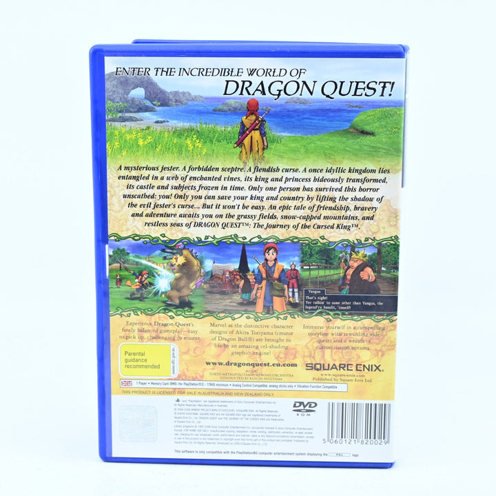Dragon Quest VIII: The Journey of the Cursed King - PS2 Game + Manual - AUS PAL