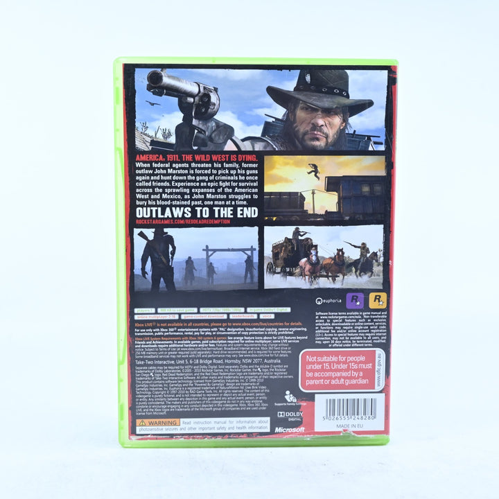 Red Dead Redemption - Xbox 360 Game + Manual - No Map - PAL - MINT DISC!