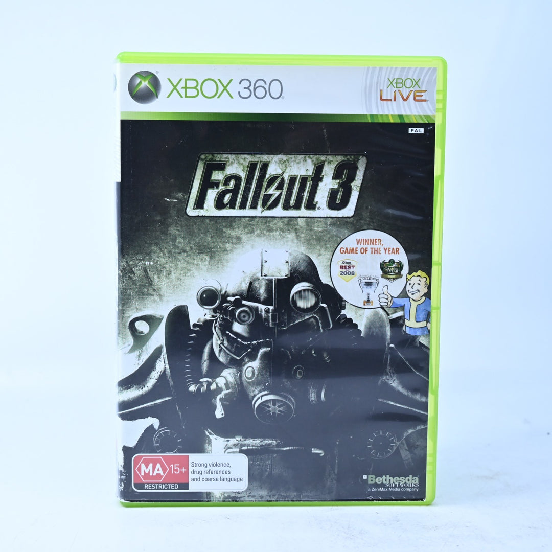 Fallout 3 - Xbox 360 Game - No Manual - PAL - MINT DISC!