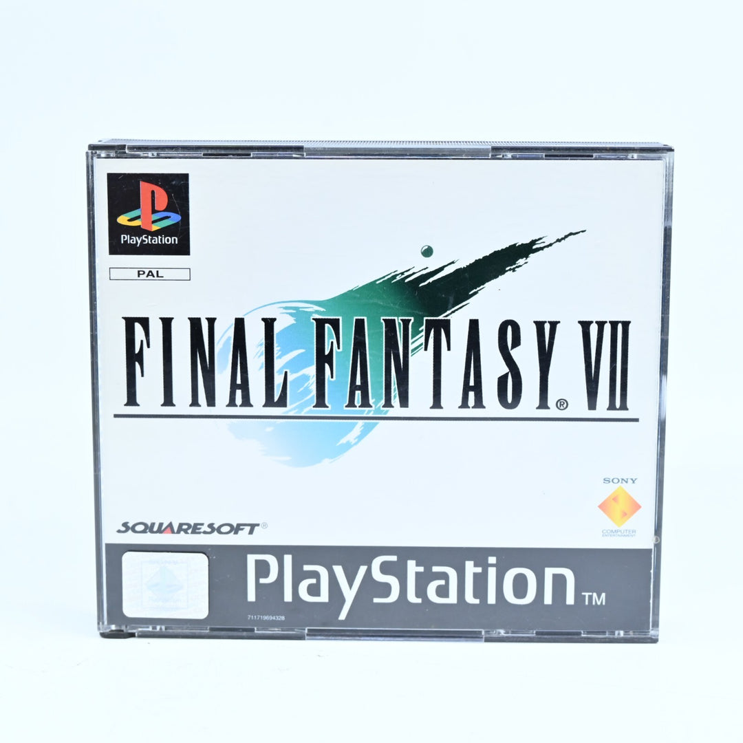 Final Fantasy VII 7 - Sony Playstation 1 / PS1 Game + Manual - PAL - MINT DISC!