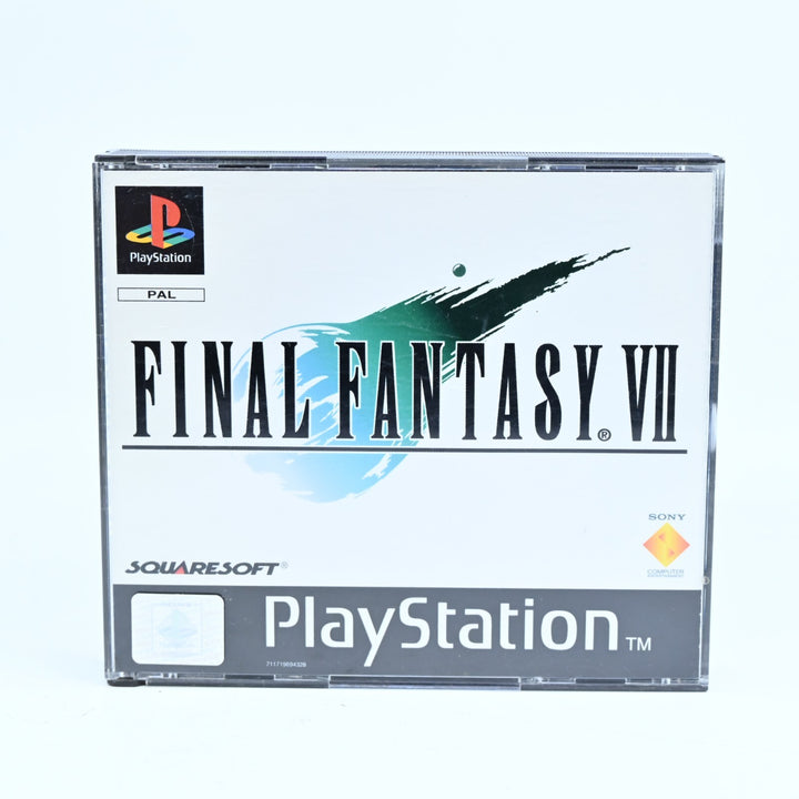 Final Fantasy VII 7 - Sony Playstation 1 / PS1 Game + Manual - PAL - MINT DISC!