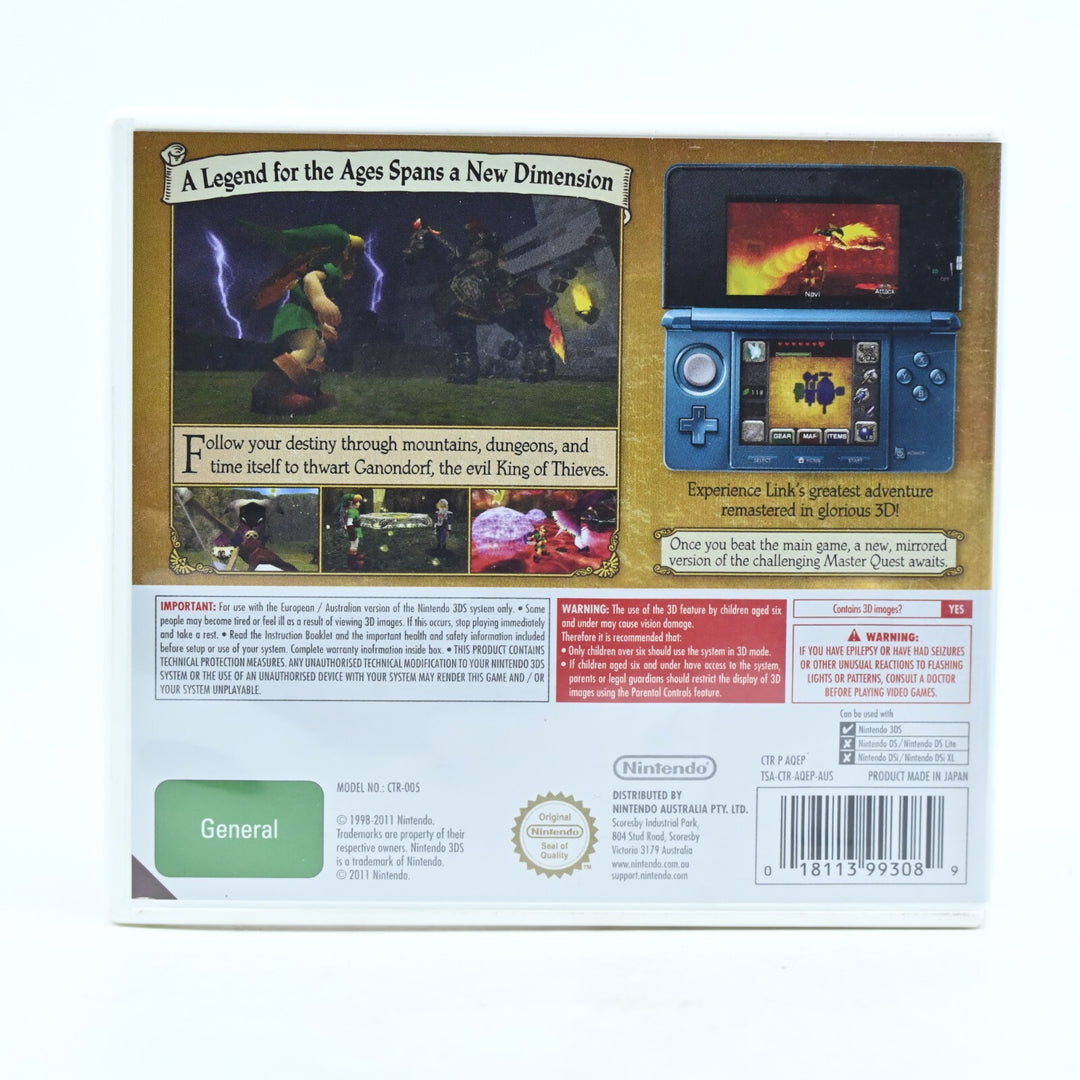 The Legend of Zelda: Ocarina of TIme 3D - Nintendo 3DS Game - PAL - FREE POST!
