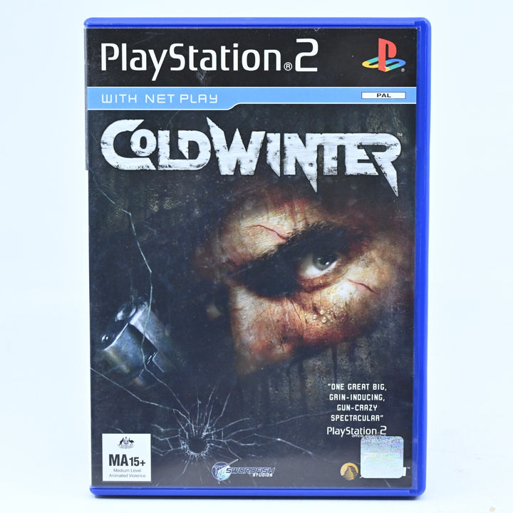 Cold Winter - Sony Playstation 2 / PS2 Game + Manual - PAL - MINT DISC!