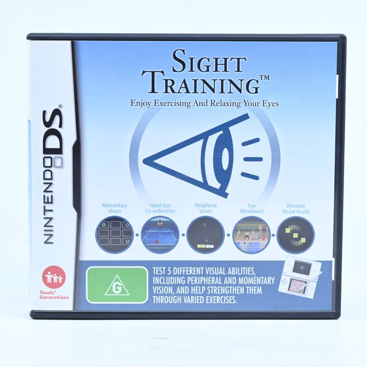 Sight Training - Nintendo DS Game - PAL - No Manual - FREE POST!