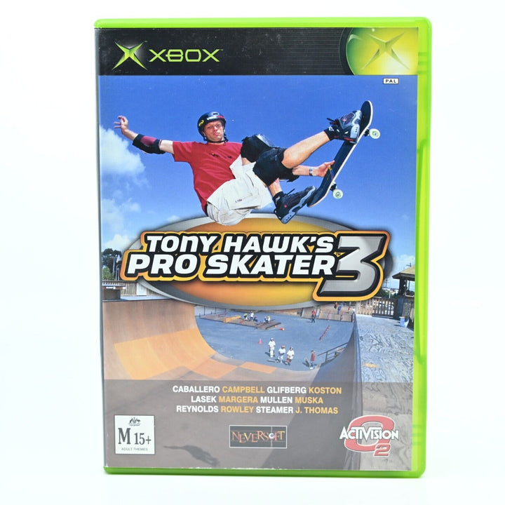 Tony Hawk's Pro Skater 3 - Original Xbox Game + Manual - PAL - MINT DISC!