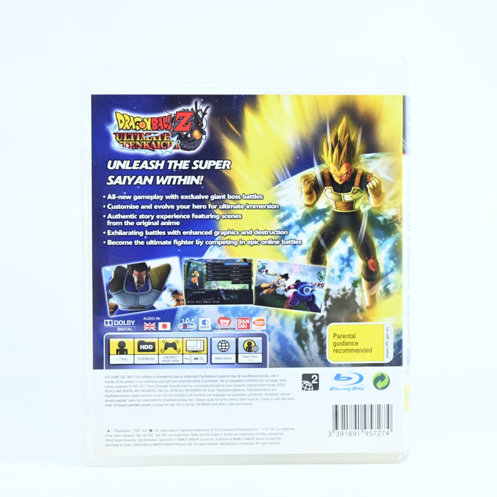 Dragon Ball Z Ultimate Tenkaichi - Sony Playstation 3 / PS3 Game - No Manual