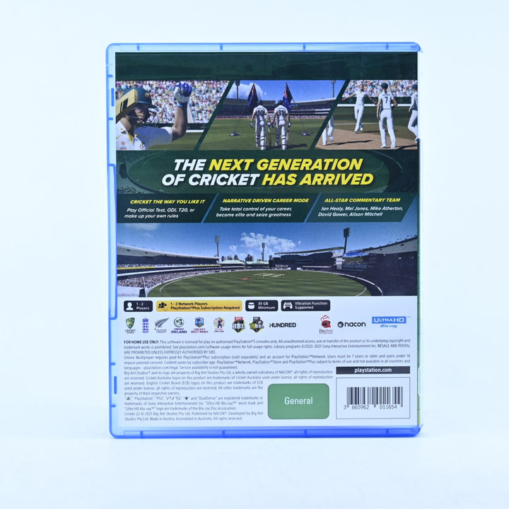Cricket 22 - Sony Playstation 5 / PS5 Game - MINT DISC!