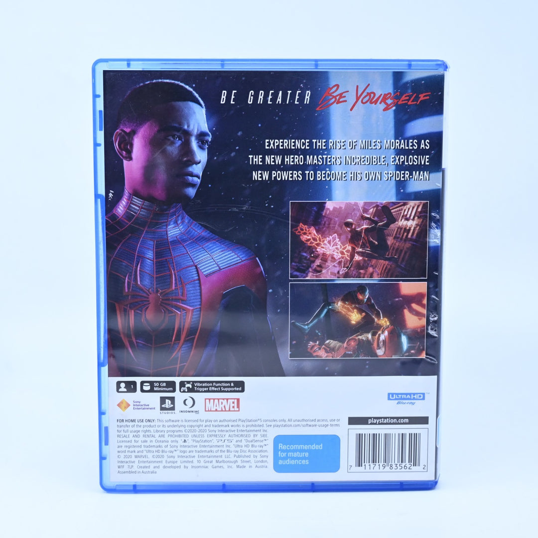 Marvel's Spider-Man Miles Morales - Sony Playstation 5 / PS5 Game - MINT DISC!