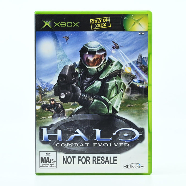 Halo - NOT FOR RESALE Original Xbox Game - PAL - FREE POST!