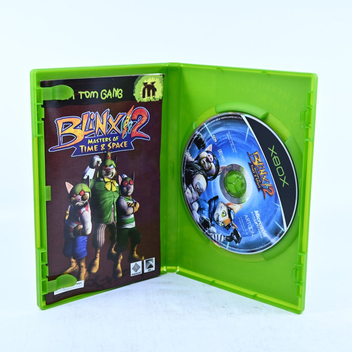 Blinx 2: Masters of Time & Space - Original Xbox Game + Manual - MINT DISC!