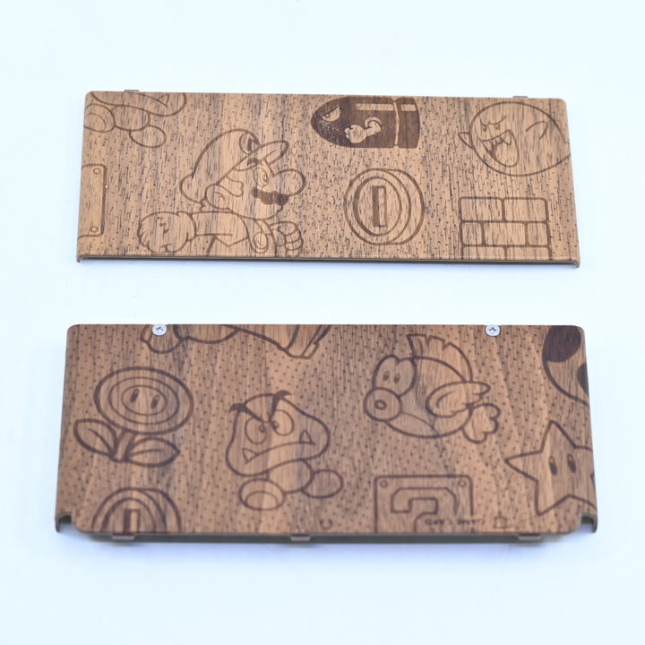 New Nintendo 3DS Accessory Cover Plate - #024 Super Mario Wood Grain