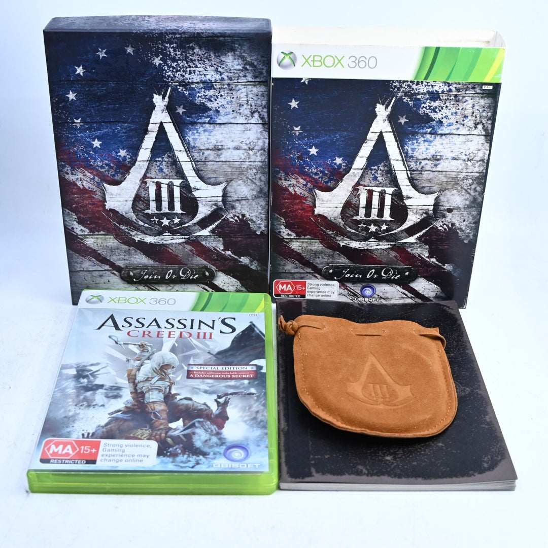Assassin's Creed III 3: Join or Die Edition - Xbox 360 Game + Manual - PAL