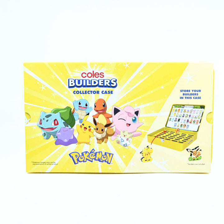 COMPLETE! Coles Builders Pokemon Collectors Case - Toy