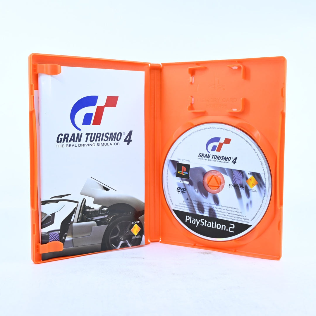 Gran Turismo 4 - Sony Playstation 2 / PS2 Game + Manual - PAL - MINT DISC!