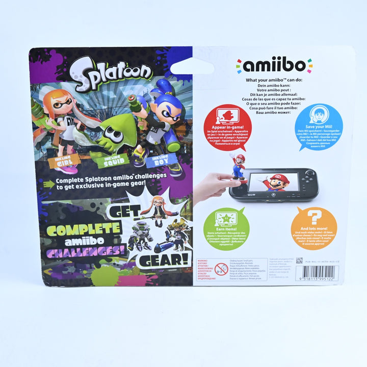 SEALED! Inkling Girl/Squid/Boy Amiibo Set - Splatoon - Toy - FREE POST!