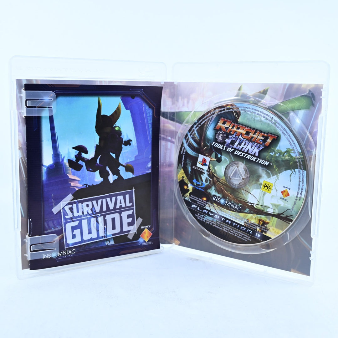 Ratchet & Clank: Tools of Destruction - Sony Playstation 3 / PS3 Game + Manual