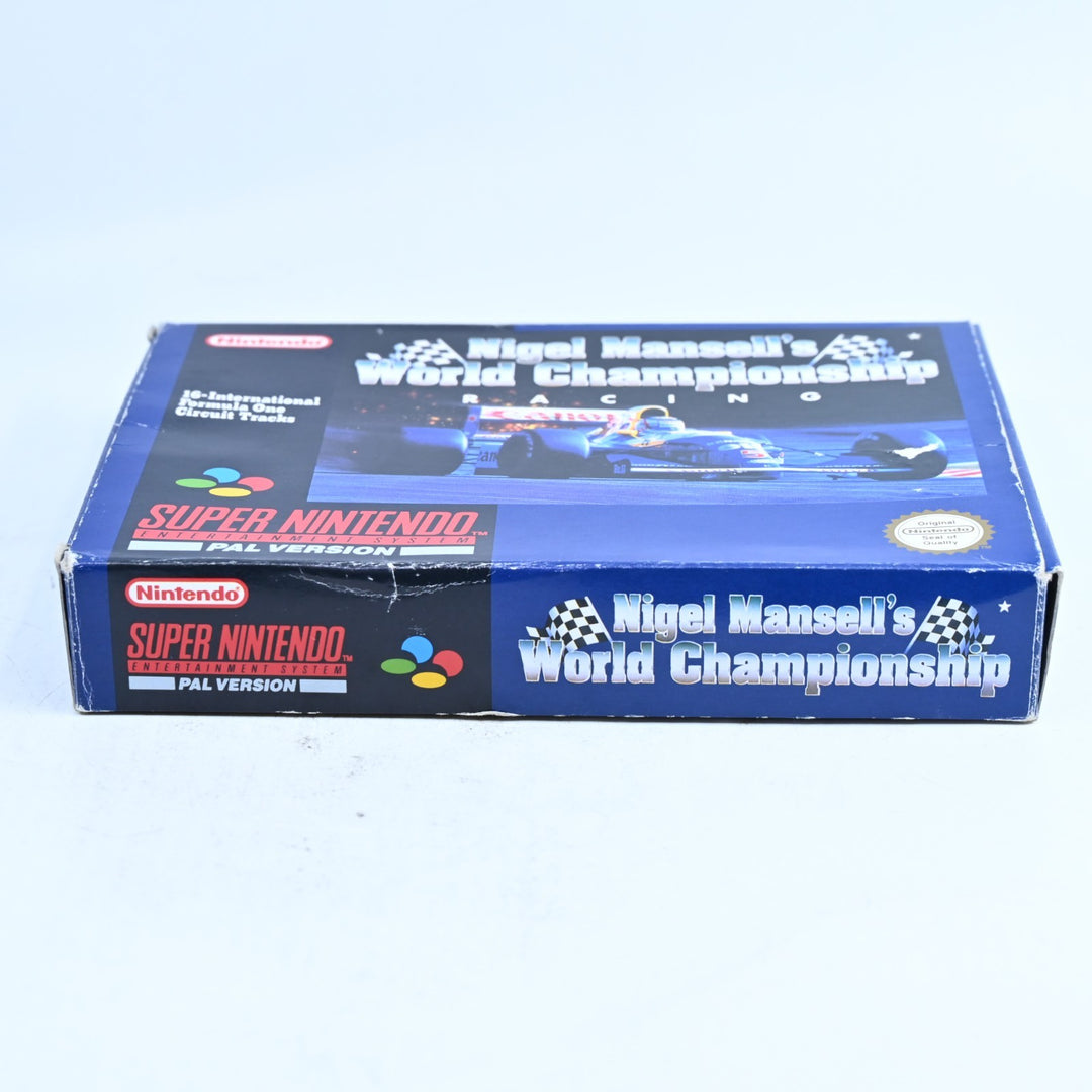 Nigel Mansell's World Championship Racing - Super Nintendo / SNES Boxed Game
