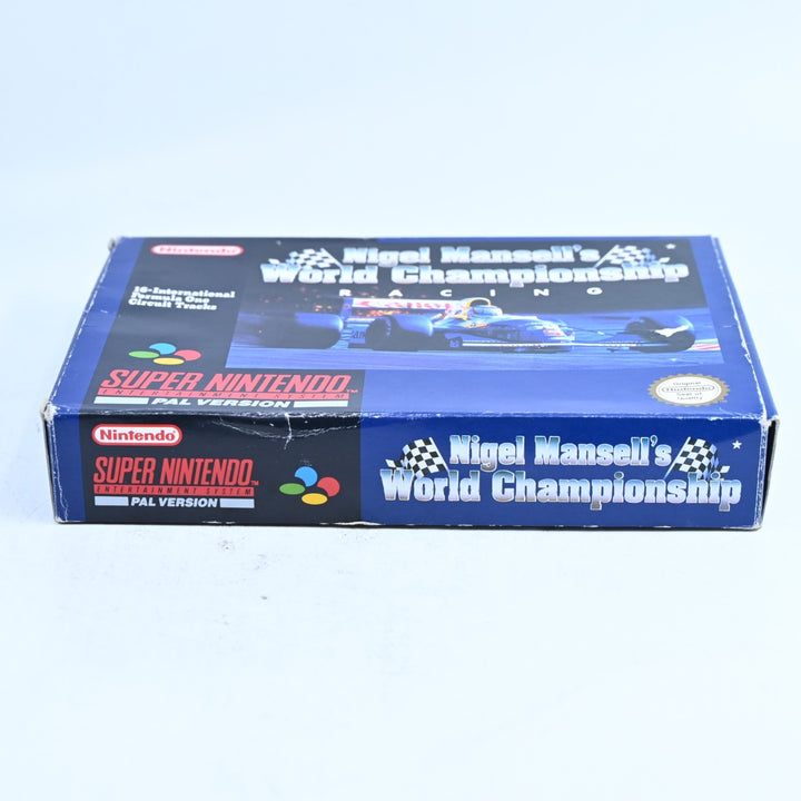 Nigel Mansell's World Championship Racing - Super Nintendo / SNES Boxed Game