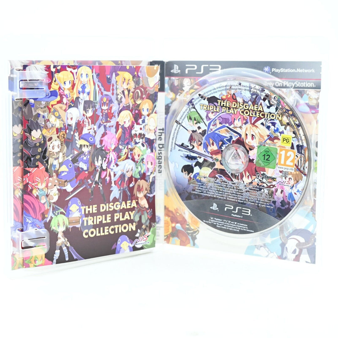 The Disgaea Triple Play Collection - Sony Playstation 3 / PS3 Game + Manual