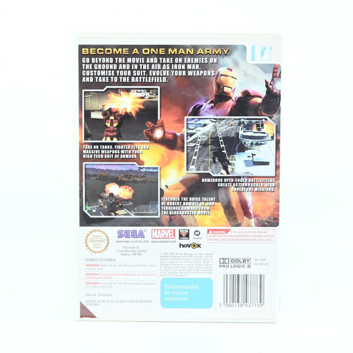 Iron Man: The Official Videogame - Nintendo Wii Game - PAL - FREE POST!