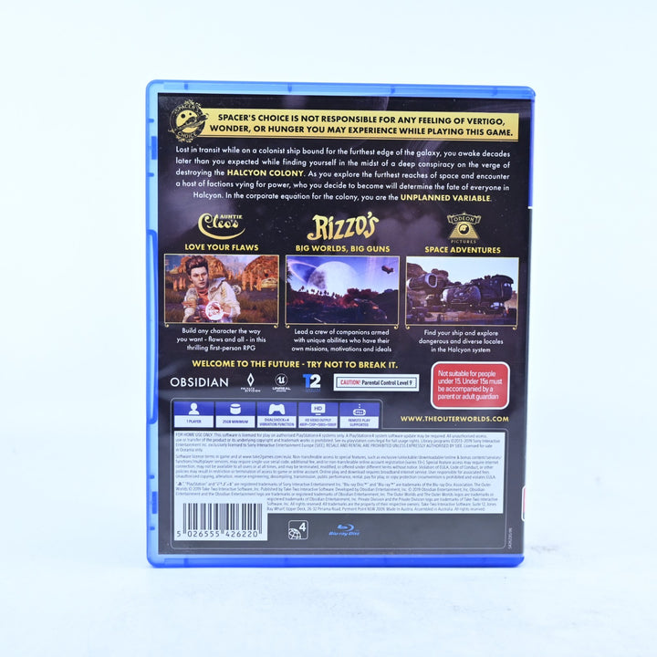 The Outer Worlds - Sony Playstation 4 / PS4 Game - MINT DISC!