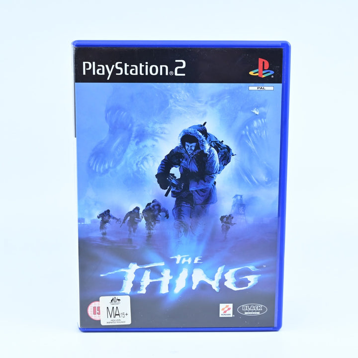 The Thing - Sony Playstation 2 / PS2 Game + Manual - PAL - MINT DISC!