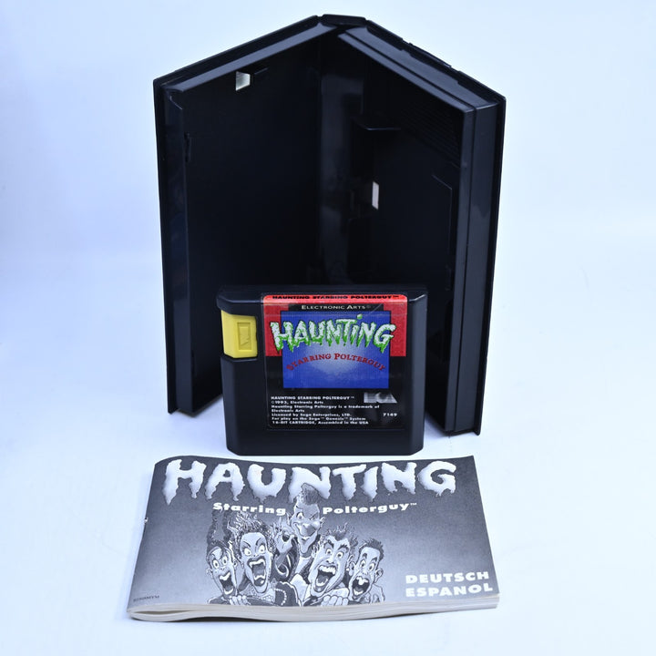 Haunting Starring Polterguy - Sega Mega Drive Game + Manual - PAL - FREE POST!