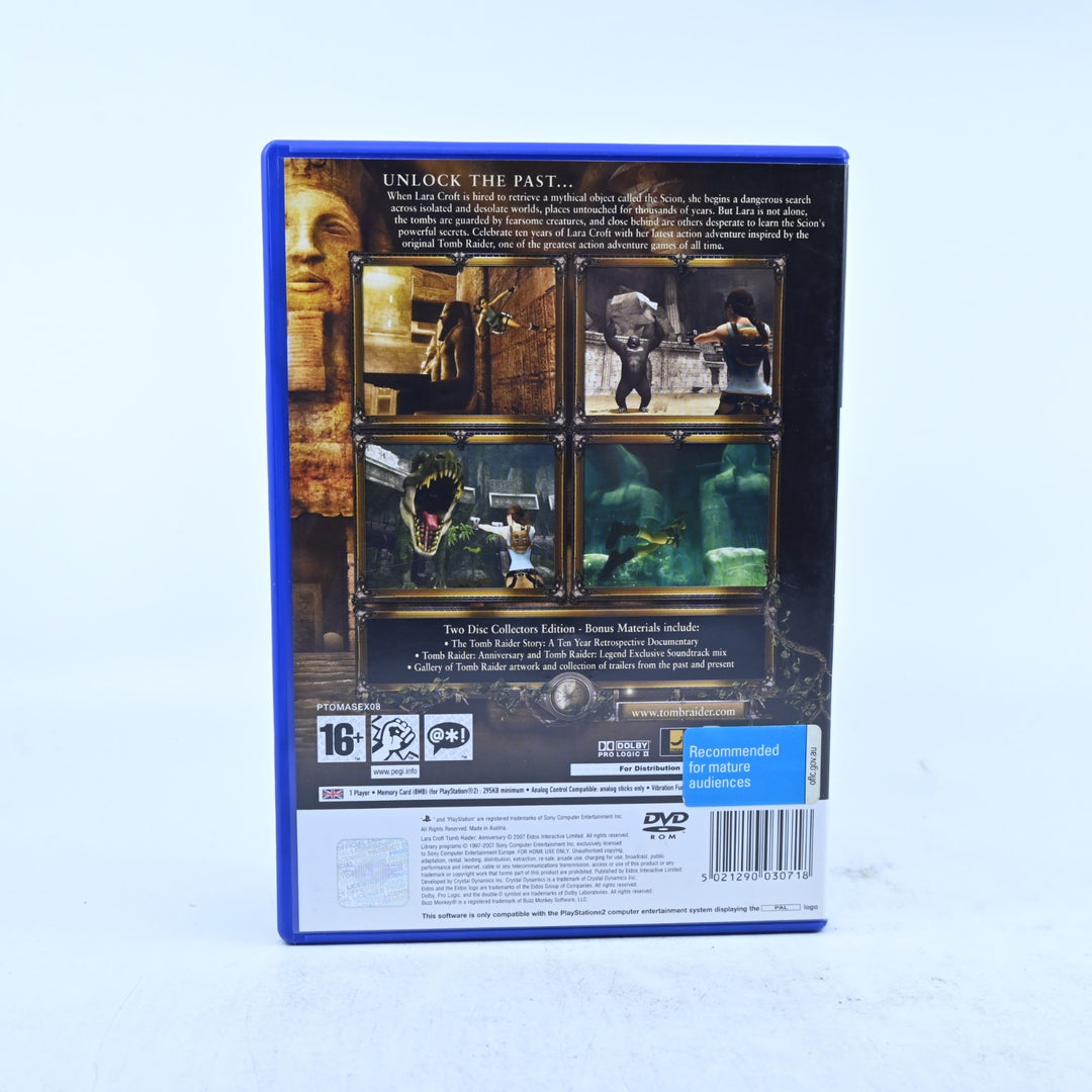 Lara Croft Tomb Raider Anniversary - Collector's Edition - PS2 Game + Manual