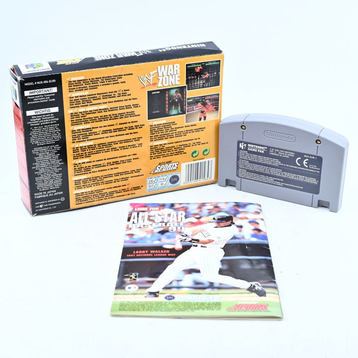 WWF War Zone - N64 / Nintendo 64 Boxed Game - PAL - FREE POST!