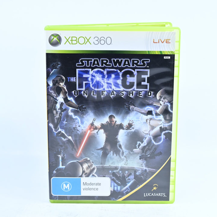 Star Wars: The Force Unleashed - Xbox 360 Game + Manual - PAL - MINT DISC!
