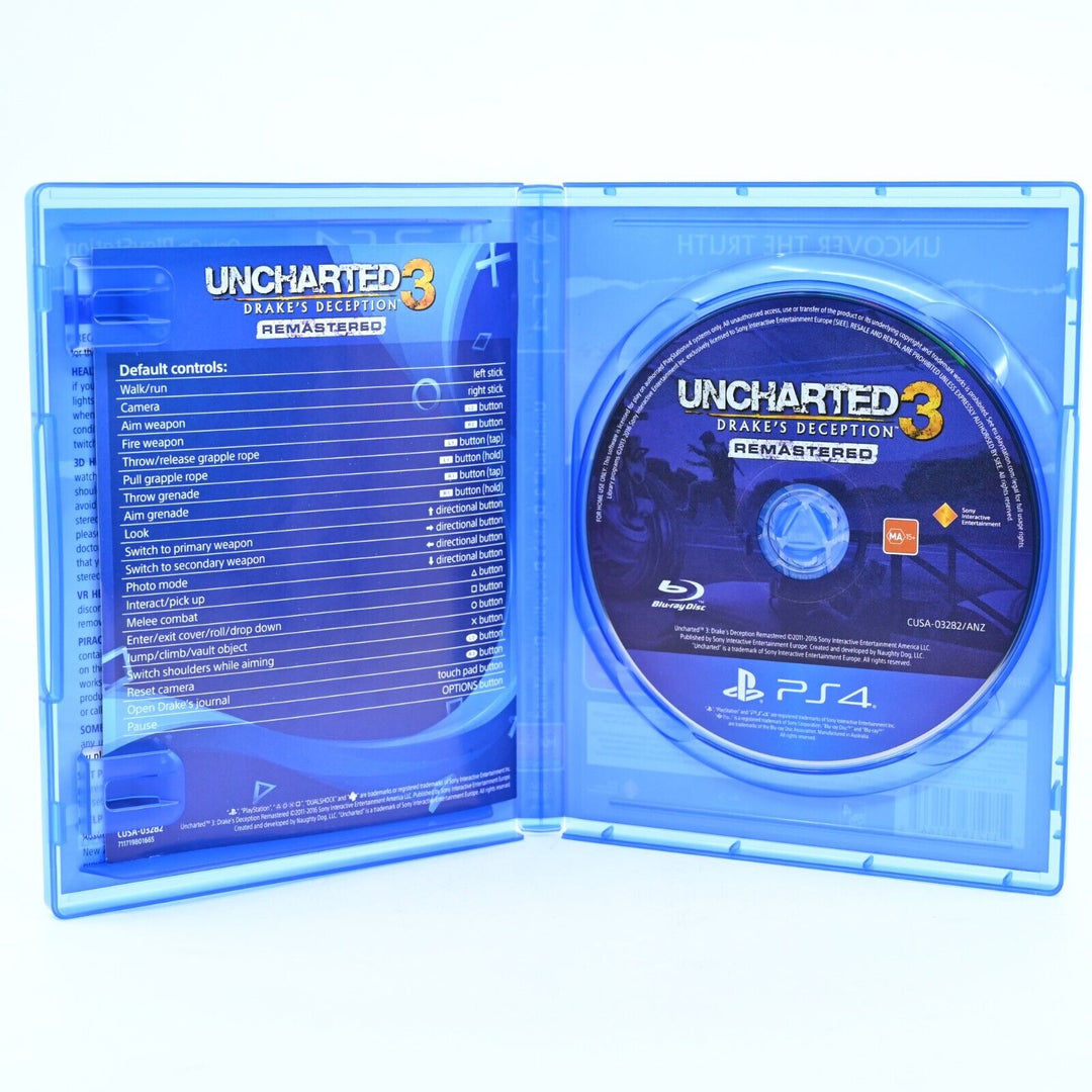 Uncharted 3: Drake's Deception Remastered - Sony Playstation 4 / PS4 Game