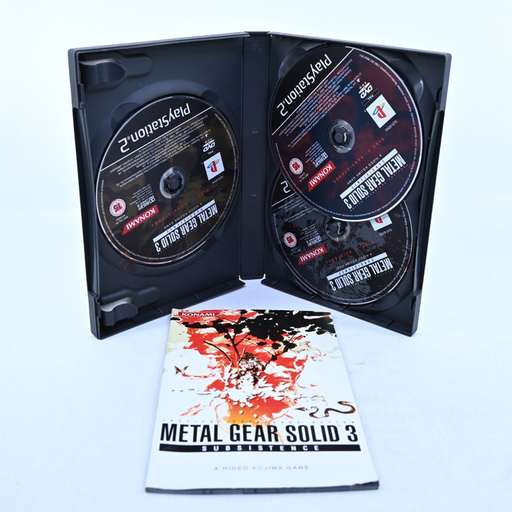Metal Gear Solid 3: Subsistence - Sony Playstation 2 / PS2 Game + Manual - PAL