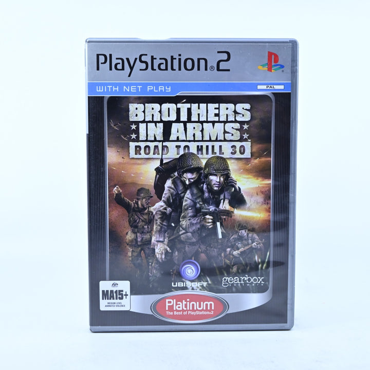 Brothers in Arms: Road to Hill 30 - Sony Playstation 2 / PS2 Game + Manual - PAL