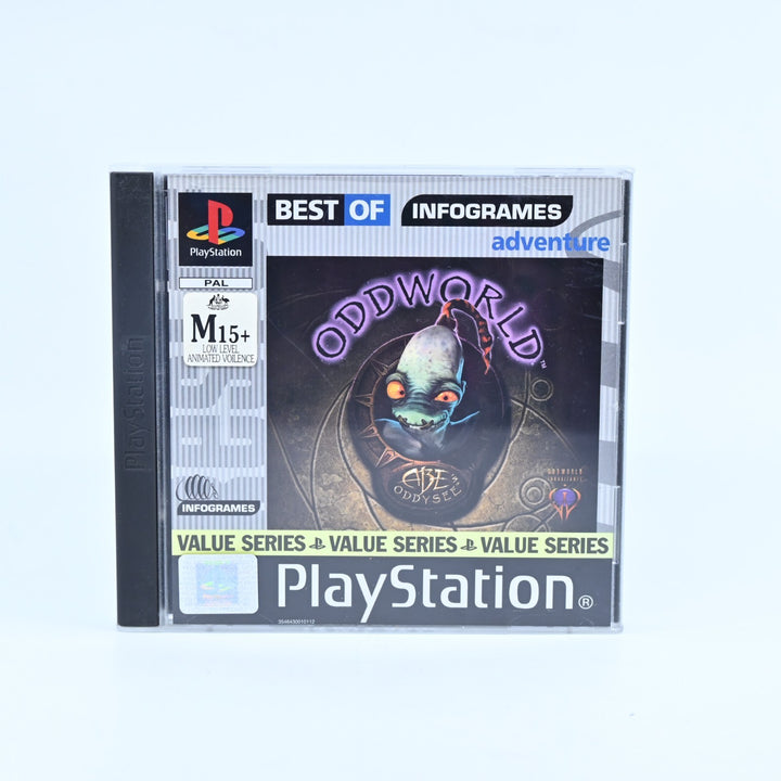 Oddworld: Abe's Oddysee - Sony Playstation 1 / PS1 Game + Manual -MINT DISC!
