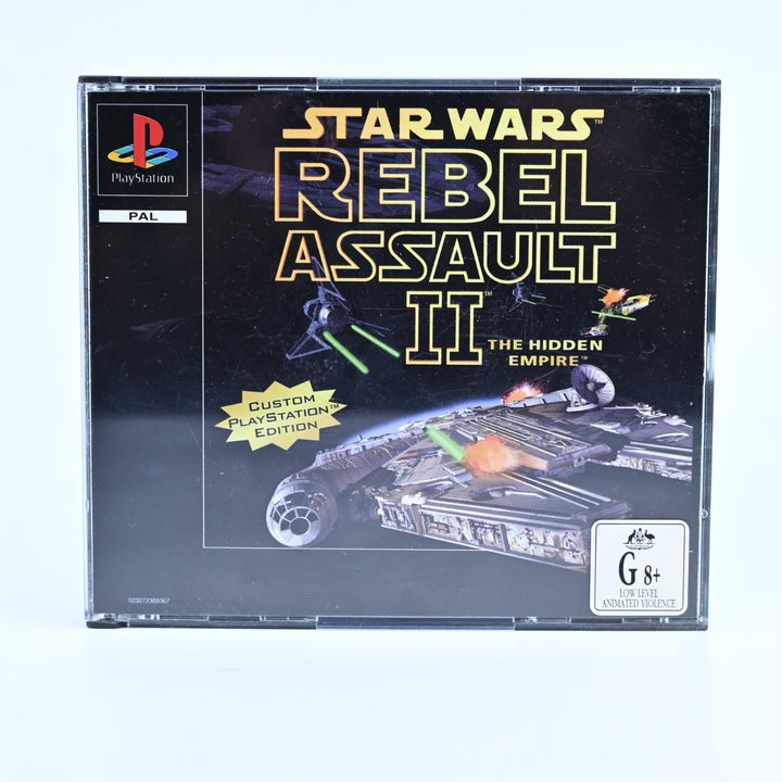 Star Wars: Rebel Assault II Hidden Empire - PS1 Game - No Manual - PAL