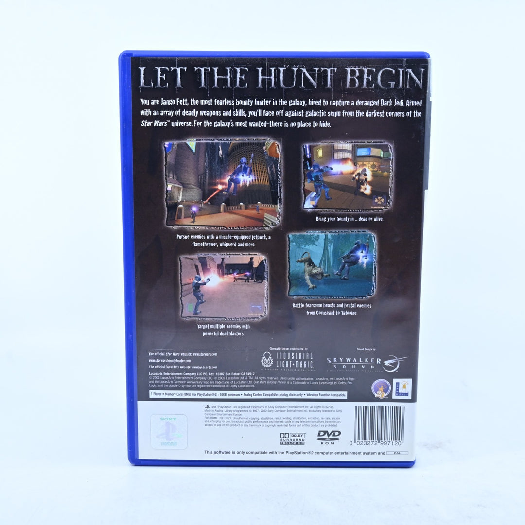 Star Wars Bounty Hunter - Sony Playstation 2 / PS2 Game + Manual - PAL