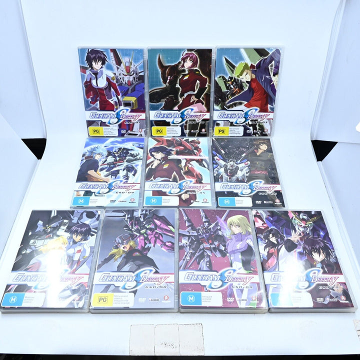 Gundam Seed Destiny Volume 1 & Collector's Box AUS PAL Anime DVD NEAR MINT DISCS