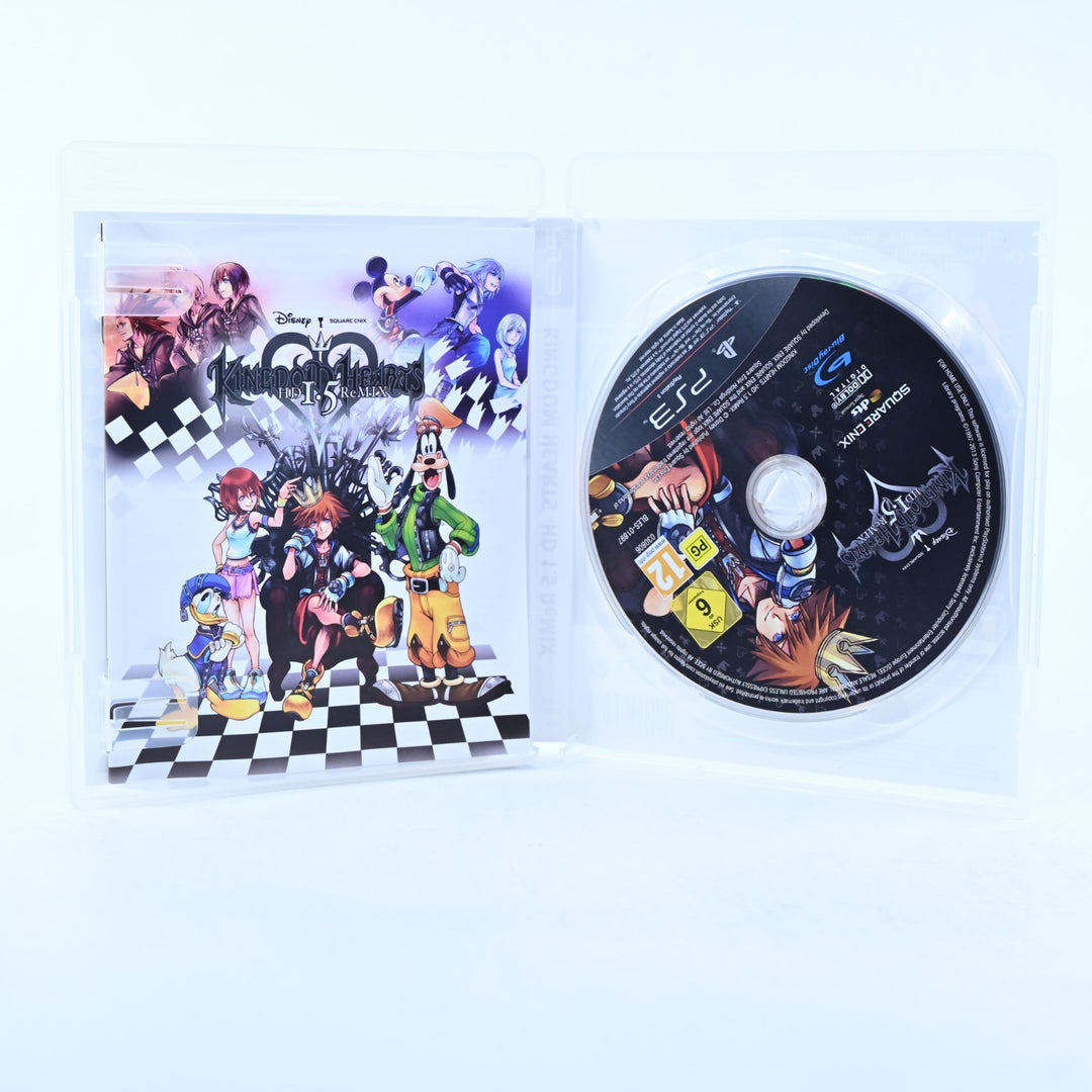 Kingdom Hearts HD 1.5 ReMix - Sony Playstation 3 / PS3 Game + Manual