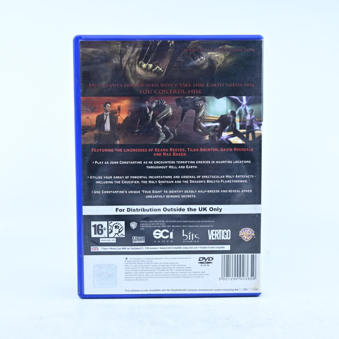 Constantine - Sony Playstation 2 / PS2 Game + Manual - PAL - MINT DISC!