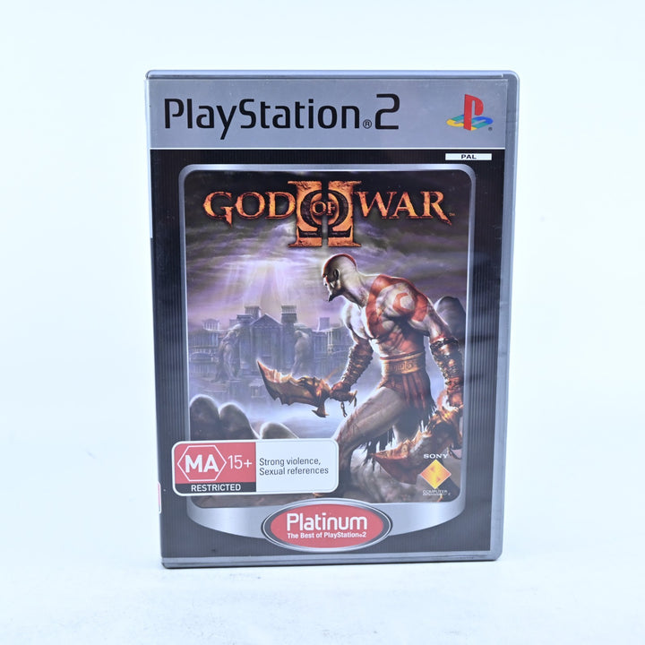 God of War II - Sony Playstation 2 / PS2 Game + Manual - PAL - MINT DISC!