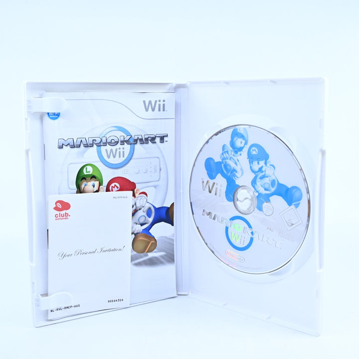 Mario Kart Wii Boxed + Wheel - Nintendo Wii Game + Manual - PAL - MINT DISC!