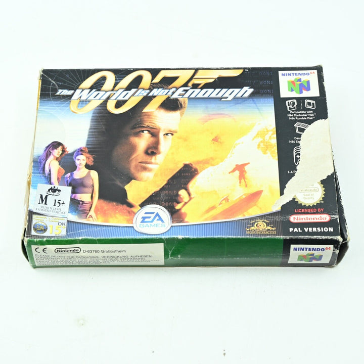 007: The World is Not Enough - N64 / Nintendo 64 Boxed Game - PAL - FREE POST!